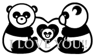 for SOOS ~ will you be my panda bear? Panda_love