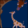 صور لشخصيات دزني GiraffePeerAtBaby