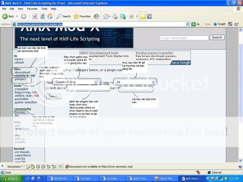 huong dan cach tao sv CS Hdsdamxmodxorg