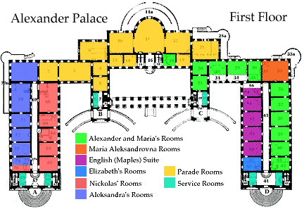 Los palacios de los Romanovs - Página 25 PlanMapColor