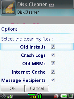 Disk Cleaner V1.25, Elimina archivos temporales... 3