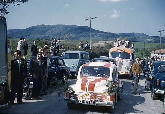 Fotografía antigua (del resto de España) VueltaciclistaEspaa1957