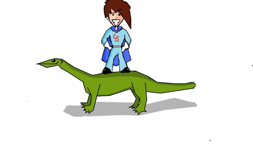 Captain Sparkles and Mesosaurus Captainsparkles