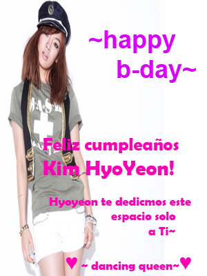 FELIZ CUMPLEA;OS HYOYEON~ Hyoyeon25