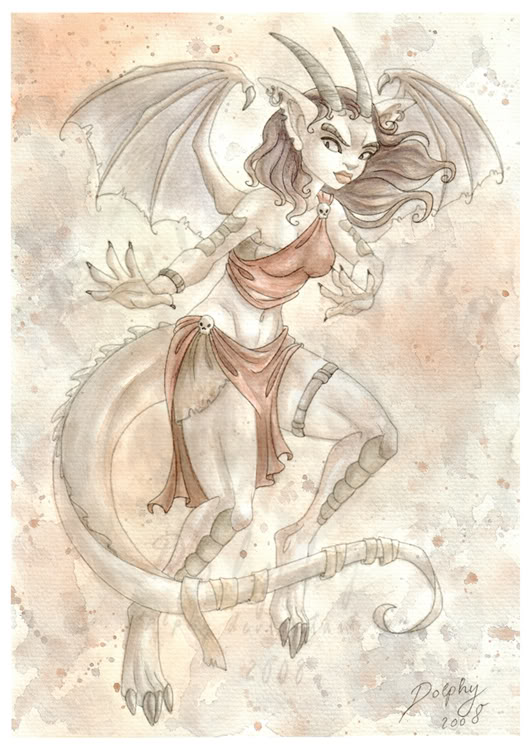 Guerreros Dragones - Página 3 Dragon_Lady_by_dolphy