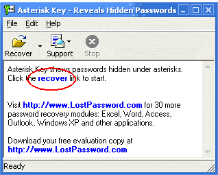 Menampilkan Password yang Tersembunyi Dengan Asterisk Key Asterisk-Key-1