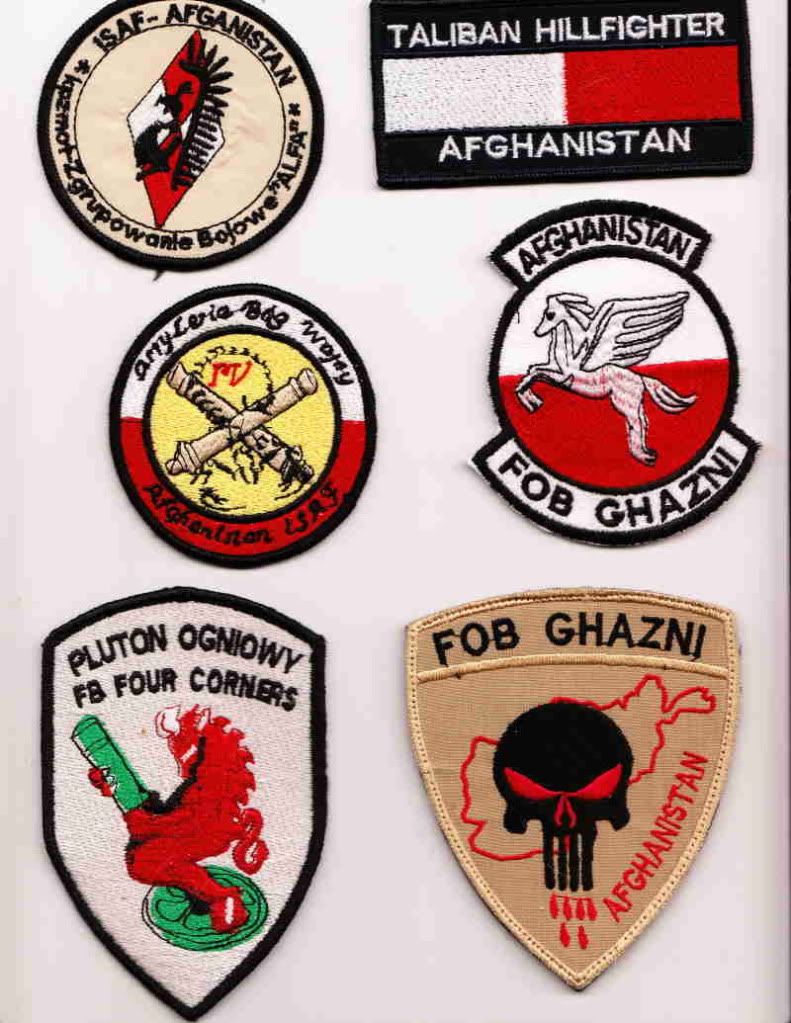 Polish Contingent in Afghanistan local made patches Afghanpolcon1