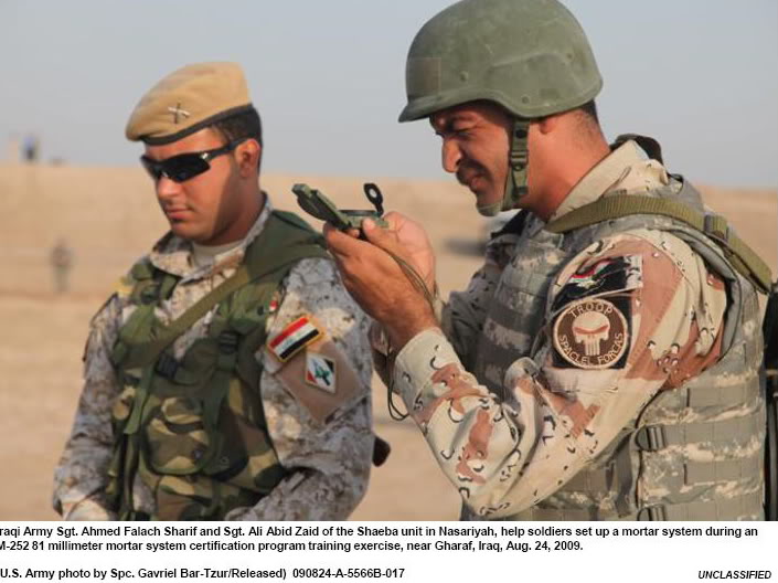 Iraq National Guard BDU with Badges Iraqisfmisspelledpatch2