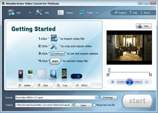 WonderShare Video  Converter Platinum 4rq0r8