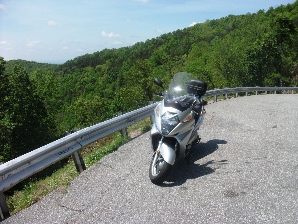 My Ride through Fort Mountain State Park!  DSCF9015