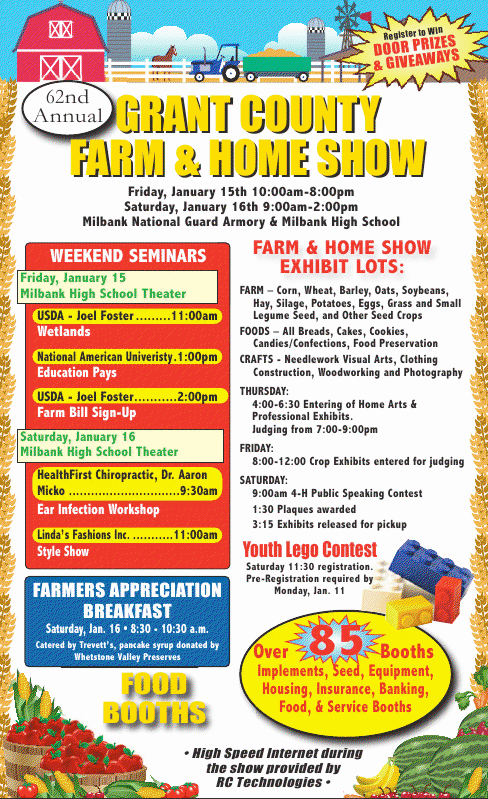 Farm and home show in Milbank Jan. 15 & 16 2010 GrCoFarmshow2010