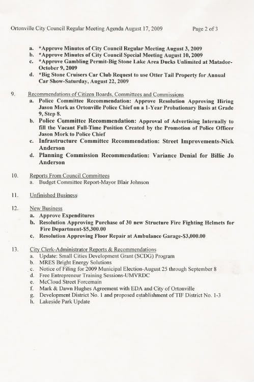 Ortonville City Council Agenda 8/17/09 Scan0054