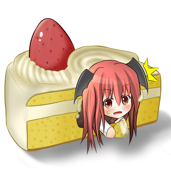 §§Feliz Cumpleaños CIsco-kun§§ Touhou_-_Koakuma_In_Cake