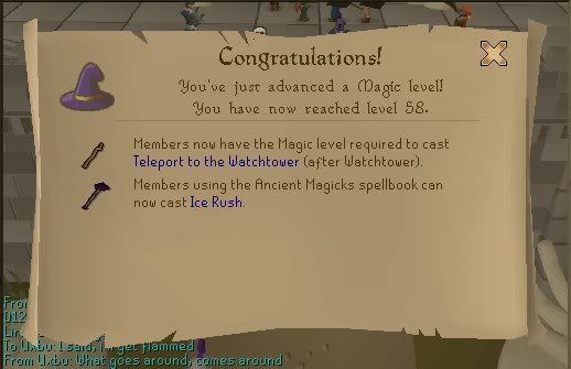 Post your achievements as you get them. 58Magic