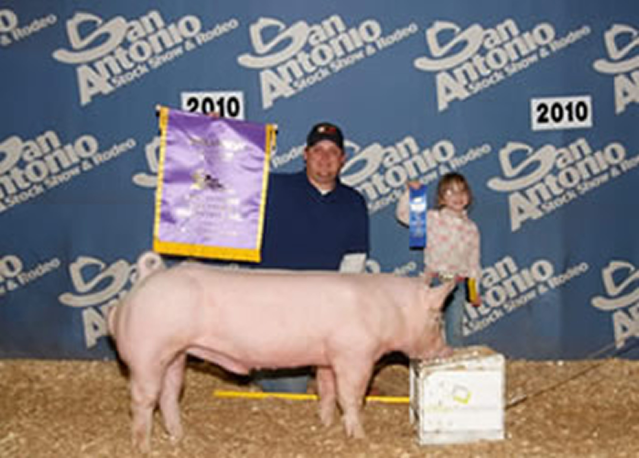 Lazy Oak Genetics Online Pig Sale GrandChampionBoarSanAntonio2010