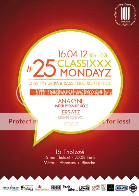 16/04/2012 - Classixxx Mondayz #25 + Vernissage @16 Tholozé - Free  ClassixxxMondayz25-160412