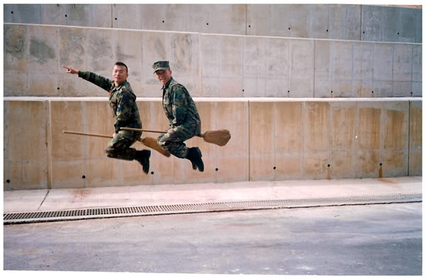 Funny Military Pictures Broomstick