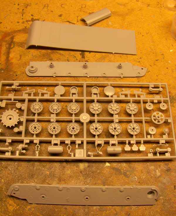 KV-8 Flametrower tank Sprue2