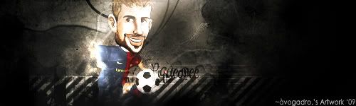 Gerard pique - Caricatured sign - Blugrana Piquecaricature09v2