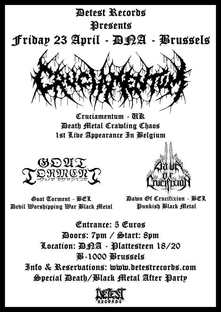 Ven. 23/04/2010 : CRUCIAMENTUM Live in Belgium 230420010copy