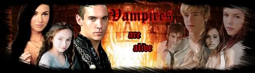 Vampires are alive Banner