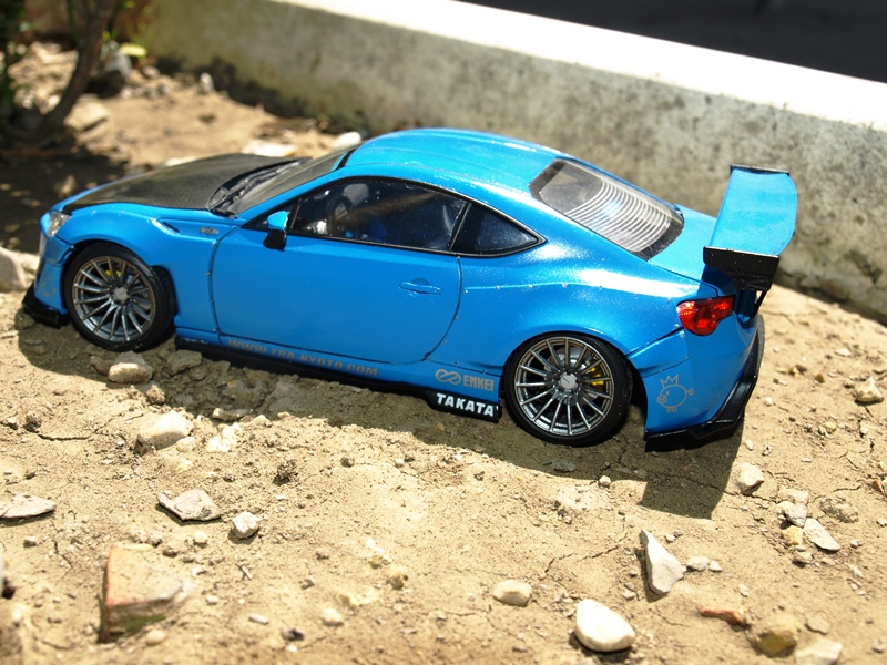 Toyota gt 86 y toyota gt 86 Rocket Bunny Aoshima 1/24 P8024788