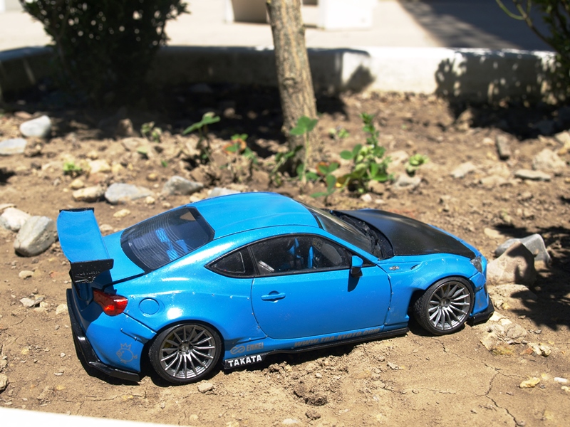 Toyota gt 86 y toyota gt 86 Rocket Bunny Aoshima 1/24 P8024791