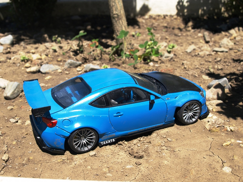 Toyota gt 86 y toyota gt 86 Rocket Bunny Aoshima 1/24 P8024792