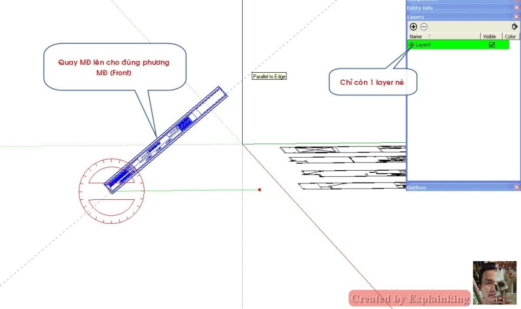 Cách dựng phối cảnh từ bản vẽ CAD 10