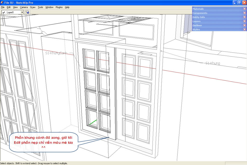 Tutorial : Dựng hình 3D trong SketchUp từ MB-MĐ AutoCAD 23