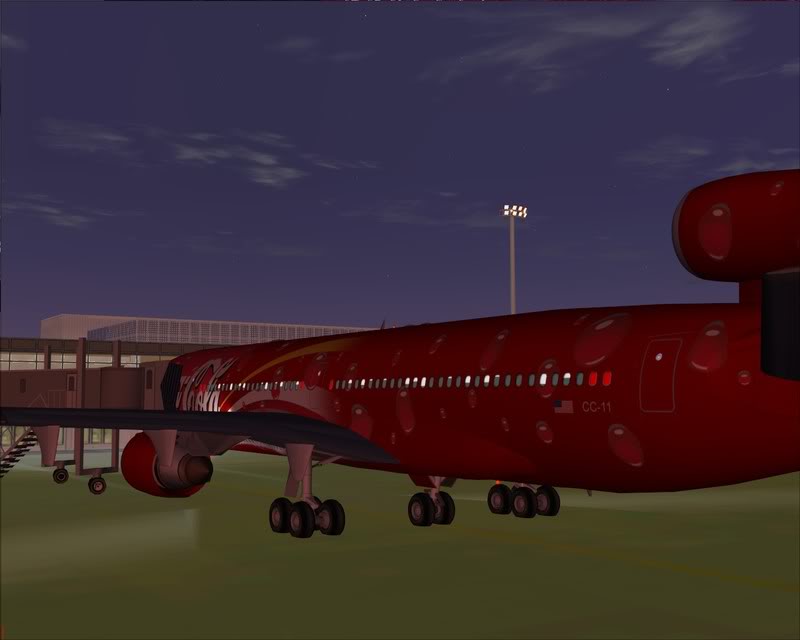 FS9 - Decolagem em Hakodate ....do MD-11 Coca Cola -2008-dec-31-079