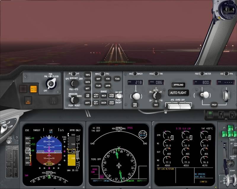 FS9 - Aproximação para Wakkanai.. sequencia ..,varias imagens da sequencia do pouso -2009-feb-22-058