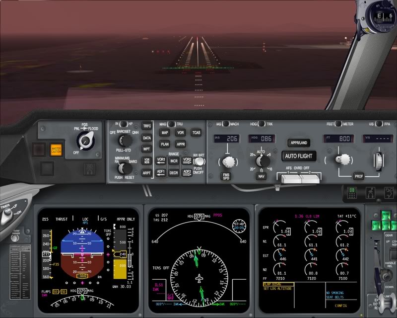 FS9 - Aproximação para Wakkanai.. sequencia ..,varias imagens da sequencia do pouso -2009-feb-23-109