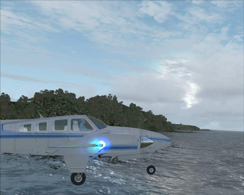 FSX - Cessna 182 e Barom perdidos no Caribe e eu no FSX parte 2 -2009-jun-11-033