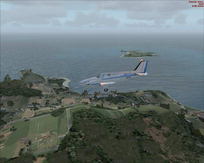 FSX - Cessna 182 e Barom perdidos no Caribe e eu no FSX parte 2 -2009-jun-13-052