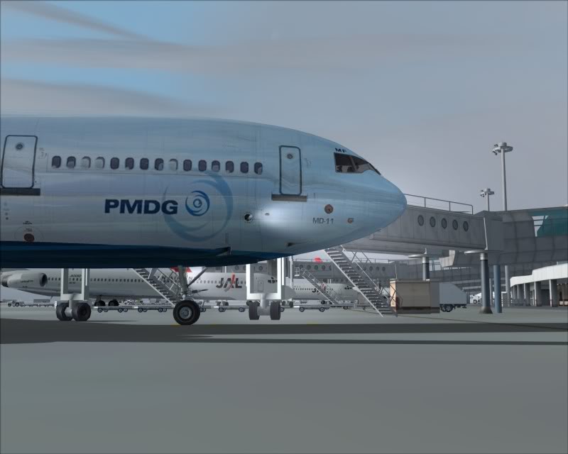 FS9 - Taxi em Sapporo.... lindo trafego,Espetacular Cenario -2009-mar-21-127