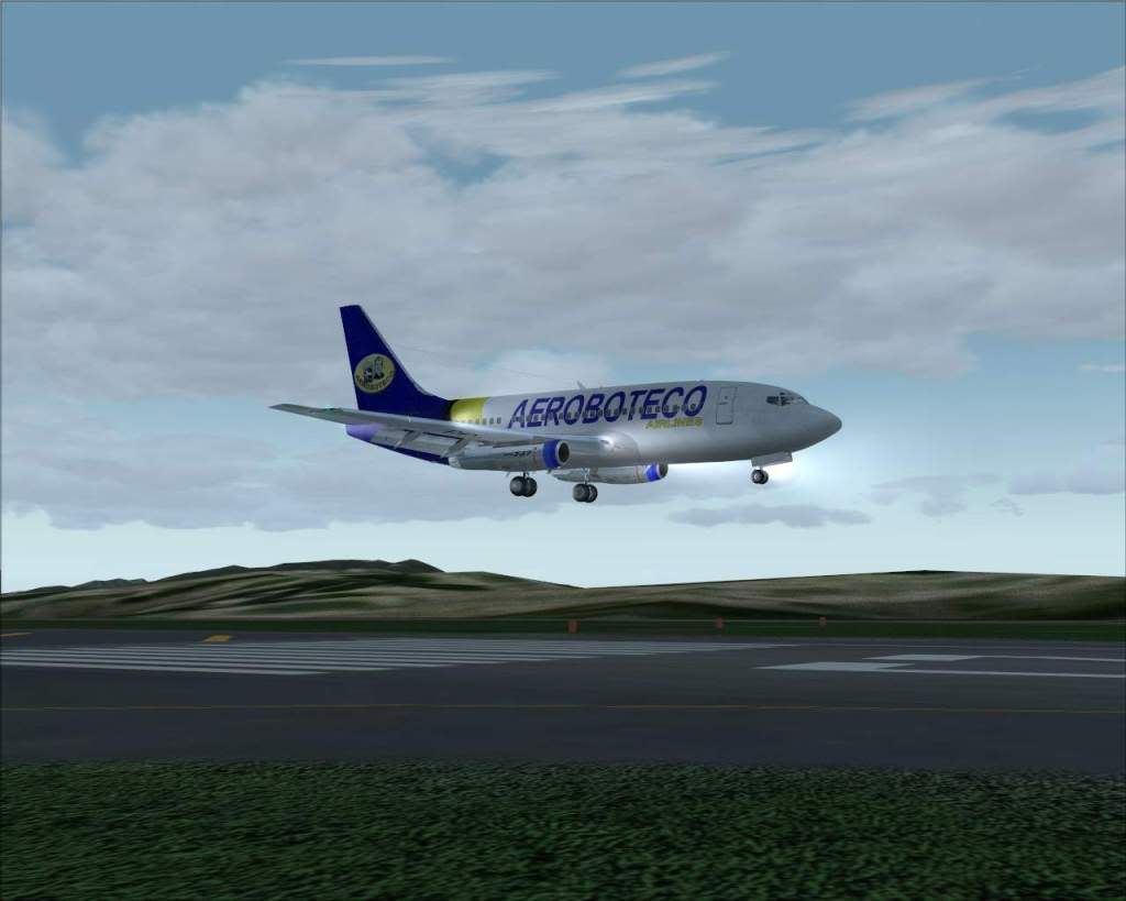 "Fs9" Aproximação e Pousa em Okayama RICARDO-2010-jul-4-202