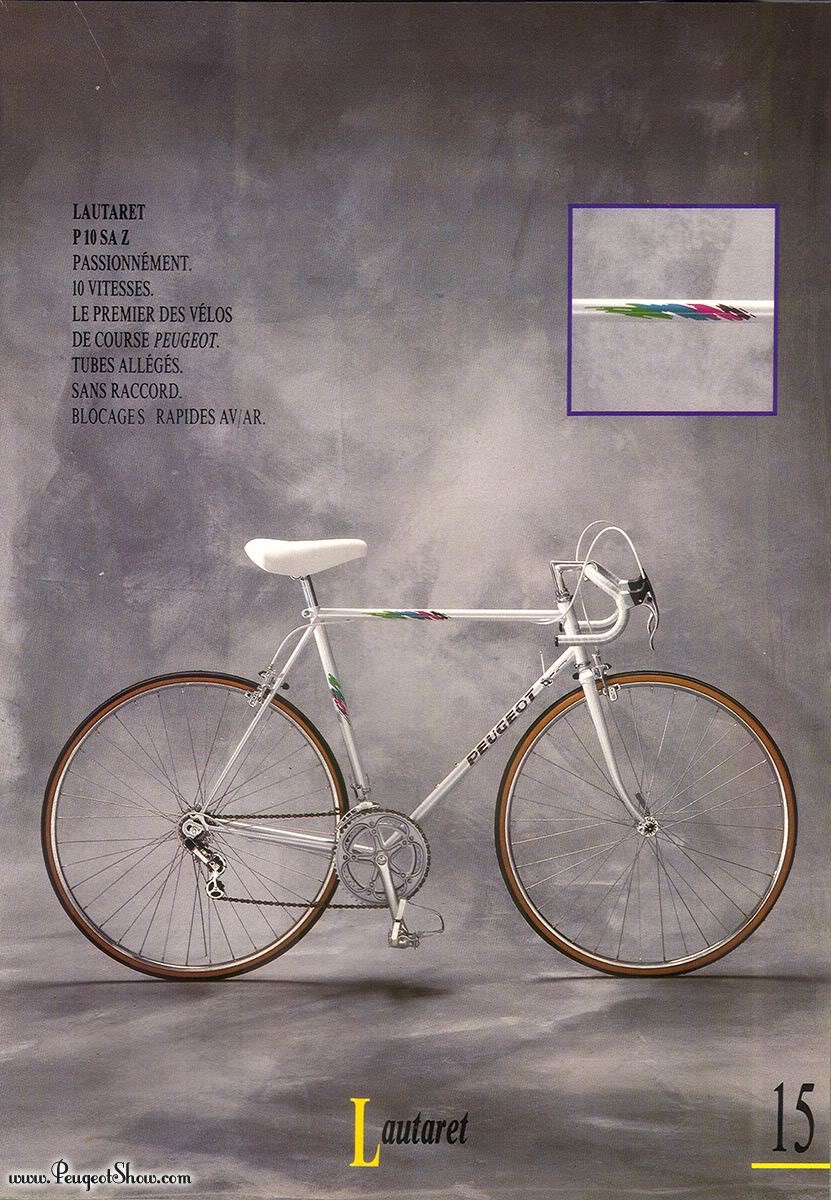 Cadre Vélo Peugeot Ancien – Lautaret – Années 1990 – Taille ? – Occasion