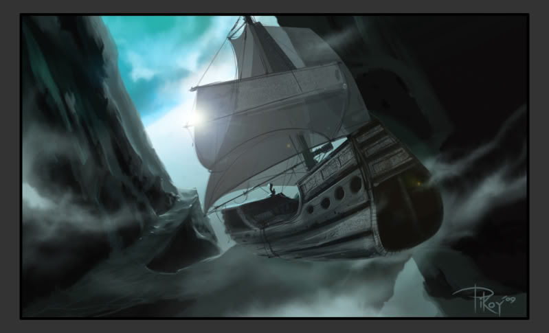 Matte Painting sa 2009 Galleon