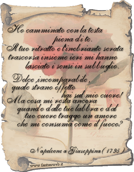 NAPOLEONE  A GIUSEPPINA Lettera1