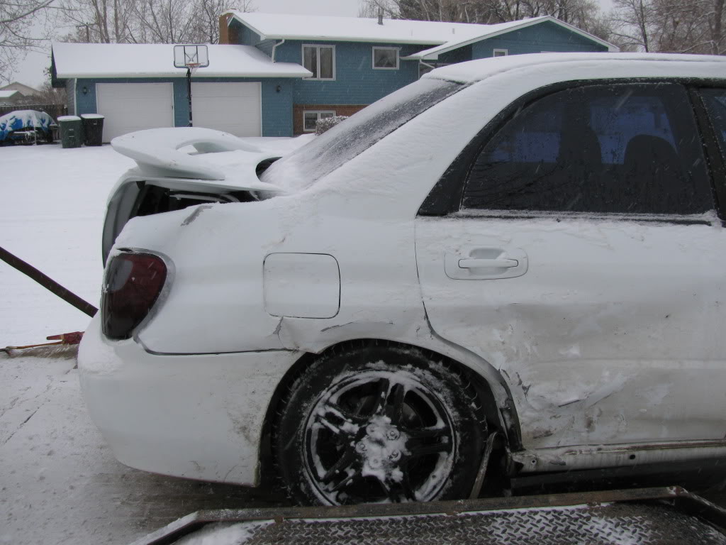 wrecked Wrx 1/22/10 i think she totaled? IMG_2769