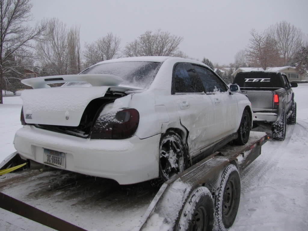 wrecked Wrx 1/22/10 i think she totaled? IMG_2770