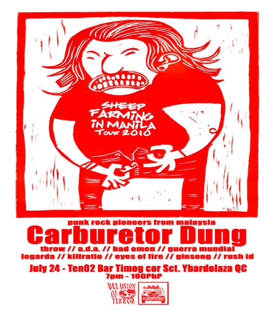 CARBURETOR DUNG (Kuala Lumpur, Malaysia) PHILIPPINE TOUR JULY 2010 Carburetordungmanila2010