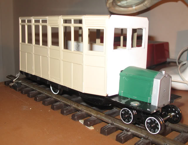 Railbus under construction Bodyfirstfit