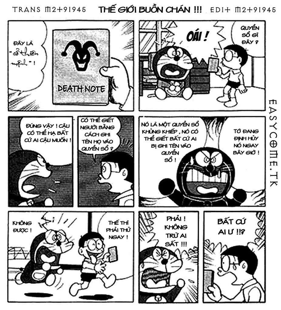 Doraemon vs Deathnote (Quyển sổ thiên mệnh) Doranote1