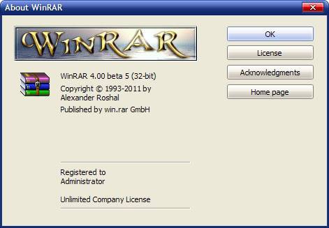 برنامج الوين رار باخر اصدراته WinRAR 4.00 Beta 5 x86/x64  318