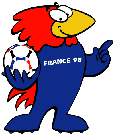Russia presents 2018 WC logo from SPACE France98mascot