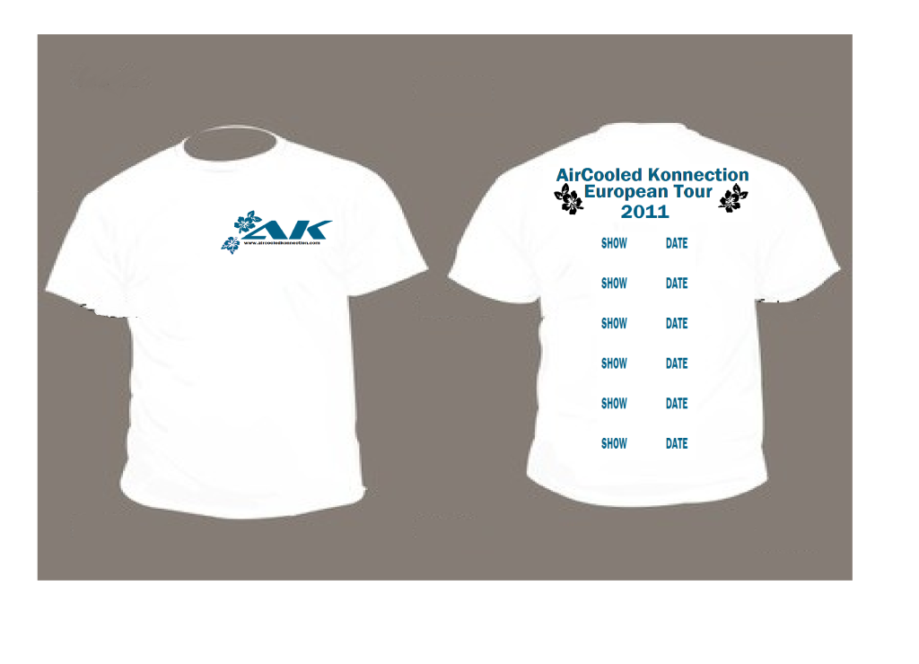 AK Tour club T shirts Blanktshirt