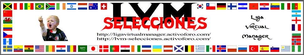 Liga Virtual Manager  - Selecciones
