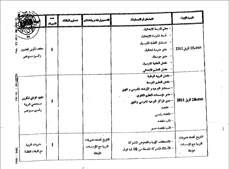 حصريا  خبر عاجل رزنامة الامتحانات والمسابقات المهنية لسنة2011 072011_md_12995174013